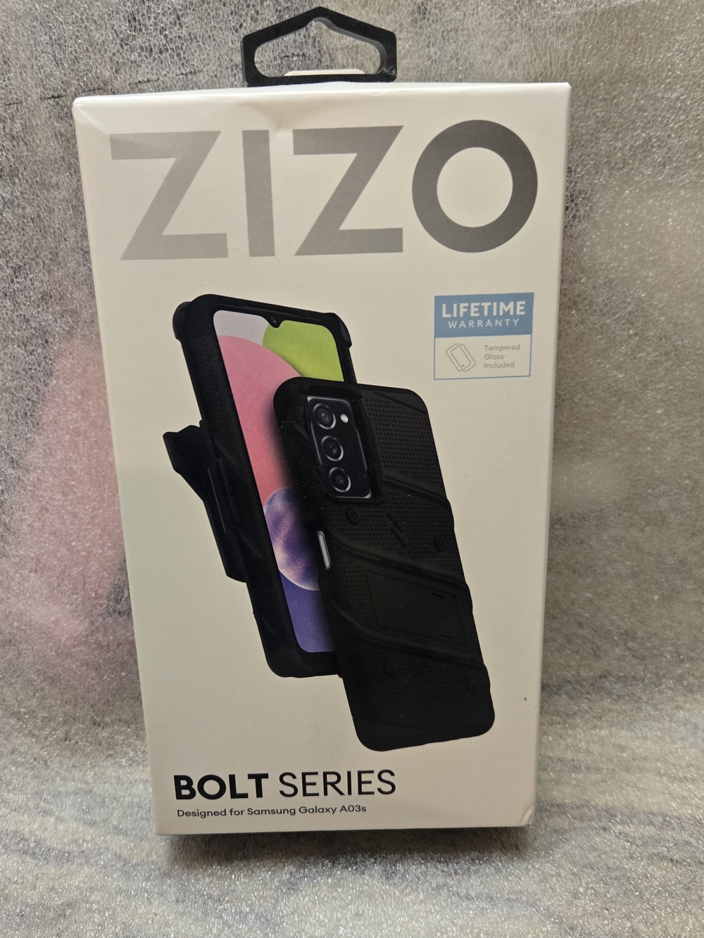 ZIZO Bolt Series Protective Case for Samsung Galaxy A03s - Black